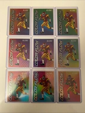 Reggie Bush Allure Macro Color Flow Set Complete CF1-CF9 Football